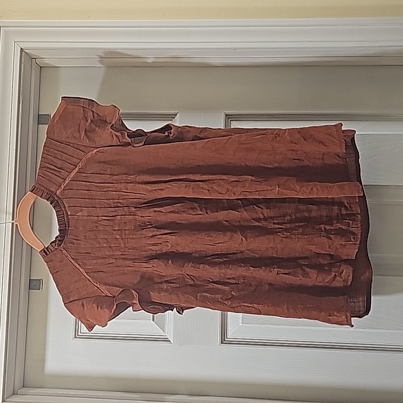 Nanette Lepore Short Sleeve High Ruffle Neck - Picture 3 of 5